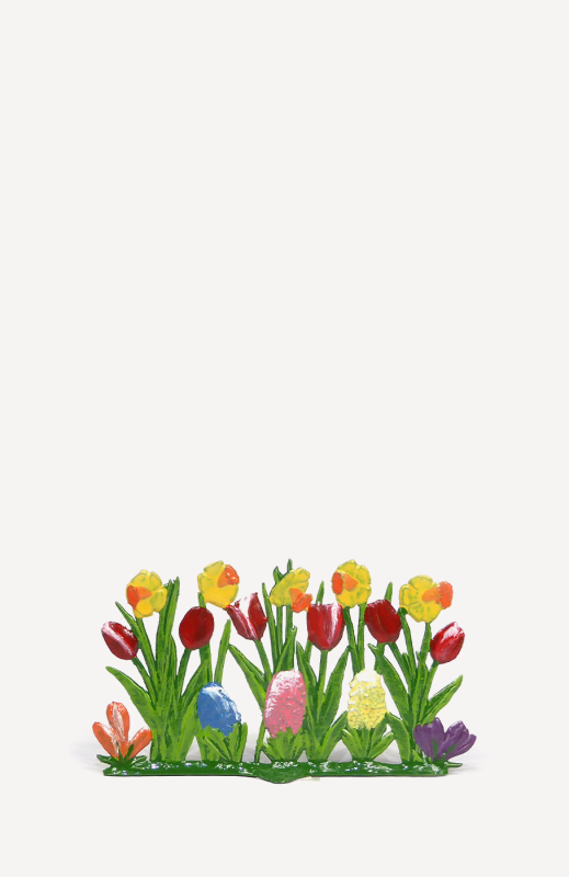 Tulpen, Narzissen, Blumenleiste