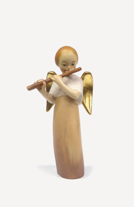 Moderner Engel mit Querflöte, 10 cm