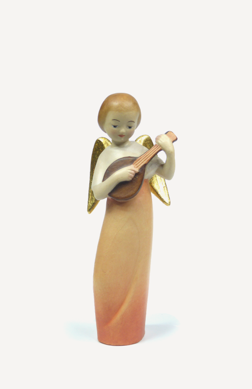 Moderner Engel mit Mandoline, 10 cm