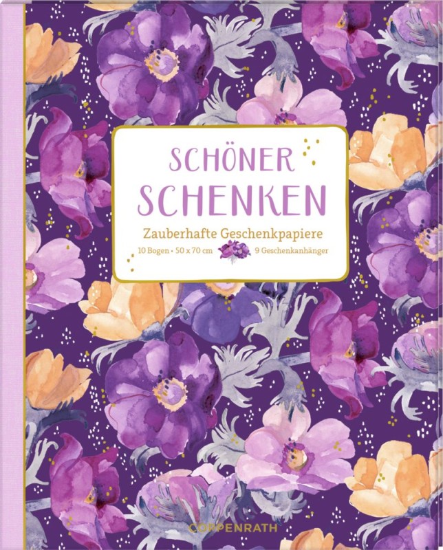 Geschenkpapier-Buch -  Schöner Schenken, (All About Purple)