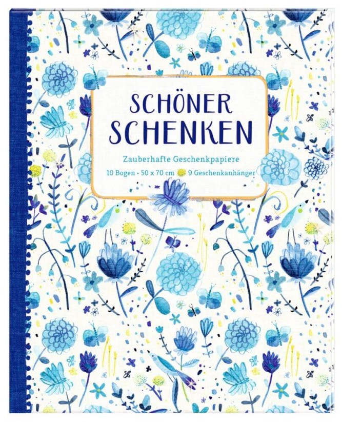 Geschenkpapier-Buch - Schöner Schenken (All about blue)
